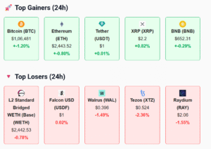 top gainers